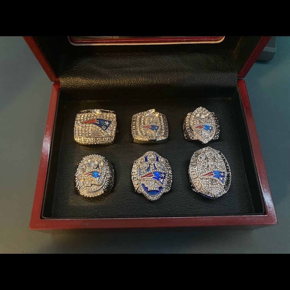 Tom Bradys Super Bowl rings (all 6)